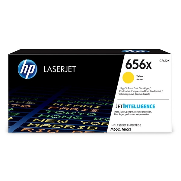 HP 656x (CF462X) toner haute capacité (d'origine) - jaune CF462X 055170 - 1