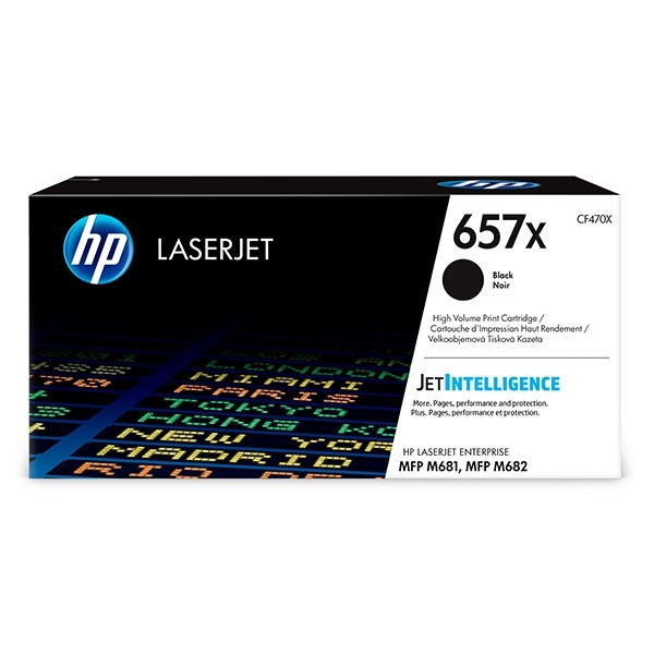 HP 657X (CF470X) toner haute capacité (d'origine) - noir CF470X 055174 - 1