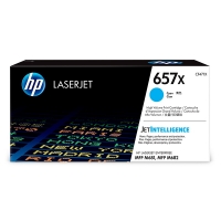 HP 657X (CF471X) toner haute capacité (d'origine) - cyan CF471X 055176