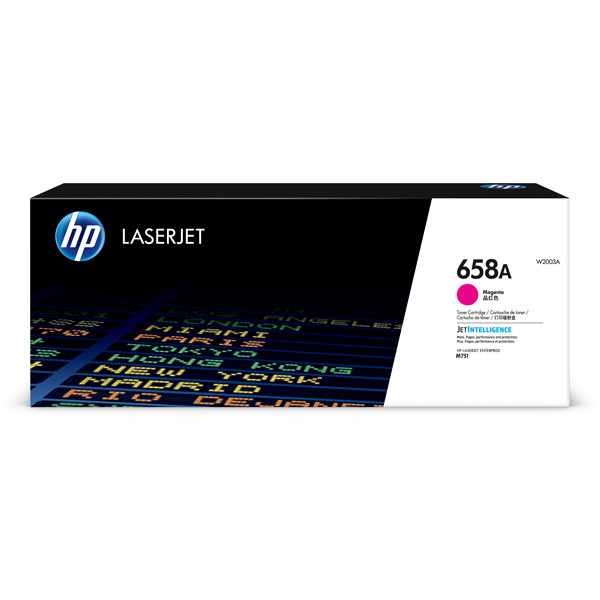 HP 658A (W2003A) toner (d'origine) - magenta W2003A 055406 - 1