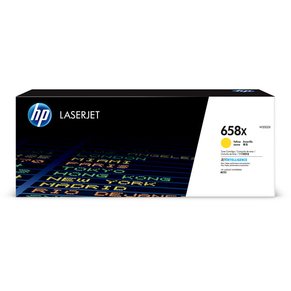 HP 658X (W2002X) toner haute capacité (d'origine) - jaune W2002X 055410 - 1