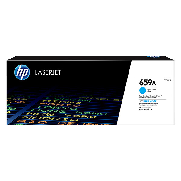 HP 659A (W2011A) toner (d'origine) - cyan W2011A 055474 - 1