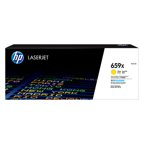 HP 659X (W2012X) toner haute capacité (d'origine) - jaune W2012X 055480 - 1