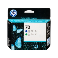 HP 70 (C9408A) tête d'impression bleue et verte (d'origine) C9408A 030484