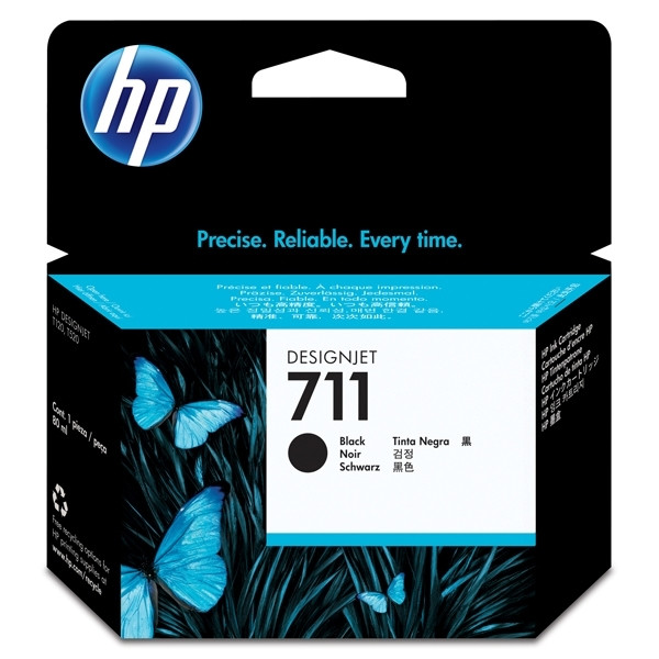 HP 711 (de CZ133A) cartouche d'encre haute capacité (d'origine) - noir CZ133A 044202 - 1