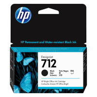 HP 712 (3ED70A) cartouche d'encre (d'origine) - noir 3ED70A 093106