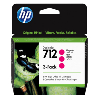 HP 712 (3ED78A) multipack 3 pièces (d'origine) - magenta 3ED78A 653021