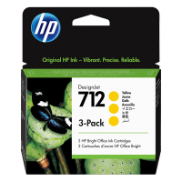 HP 712 (3ED79A) multipack 3 pièces (d'origine) - jaune 3ED79A 653022