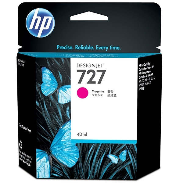 HP 727 (B3P14A) cartouche d'encre (d'origine) - magenta B3P14A 044280 - 1