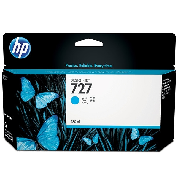 HP 727 (B3P19A) cartouche d'encre haute capacité (d'origine) - cyan B3P19A 044290 - 1