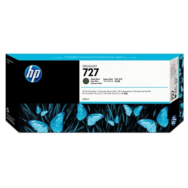 HP 727 (C1Q12A) cartouche d'encre capacité extra-haute (d'origine) - noir mat C1Q12A 044324 - 1