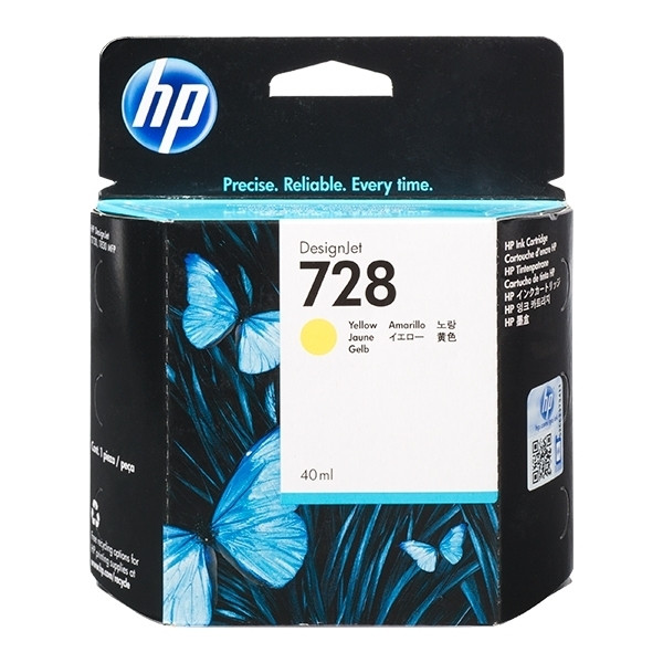 HP 728 (F9J61A) cartouche d'encre (d'origine) - jaune F9J61A 044488 - 1