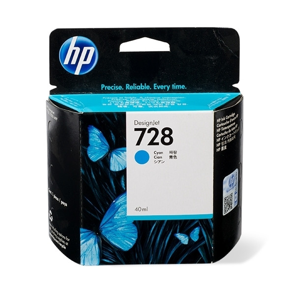 HP 728 (F9J63A) cartouche d'encre (d'origine) - cyan F9J63A 044484 - 1