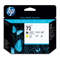 HP 72 (C9384A) tête d'impression noir mat et jaune (d'origine) C9384A 030906