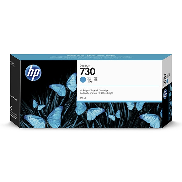 HP 730 (P2V68A) cartouche d'encre haute capacité (d'origine) - cyan P2V68A 055264 - 1