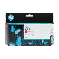 HP 738 (498N6A) cartouche d'encre (d'origine) - magenta 498N6A 093282