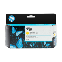 HP 738 (498N7A) cartouche d'encre (d'origine) - jaune 498N7A 093284