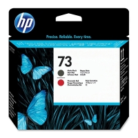 HP 73 (CD949A) tête d'impression noir mat et rouge chromatique (d'origine) CD949A 030489