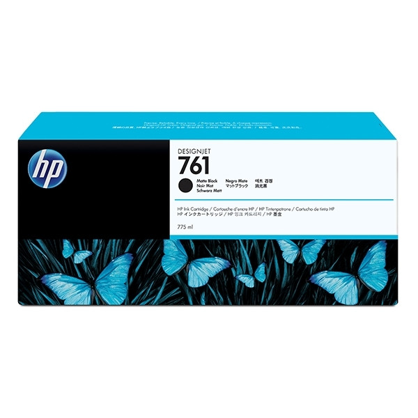 HP 761 (CM997A) cartouche d'encre haute capacité  (d'origine) - noir mat CM997A 044056 - 1