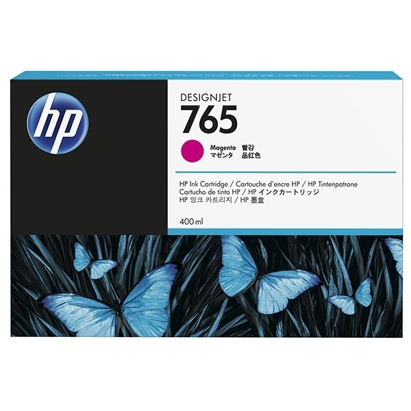 HP 765 (F9J51A) cartouche d'encre (d'origine) - magenta F9J51A 044436 - 1