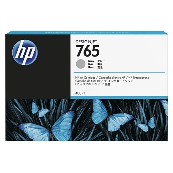 HP 765 (de F9J53A) cartouche d'encre (d'origine) - gris 044432 - 1