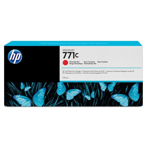 HP 771C (de B6Y08A) cartouche d'encre rouge chromatique (d'origine) B6Y08A 044242 - 1