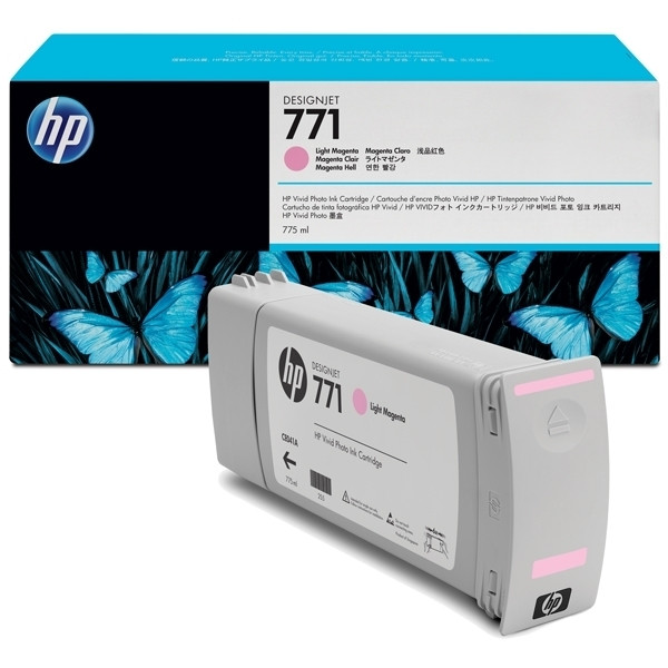 HP 771 HP (CE041A) cartouche d'encre - magenta clair (d'origine) CE041A 044086 - 1
