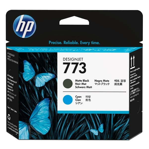 HP 773C (C1Q20A) tête d'impression noir mat et cyan (d'origine) C1Q20A 044368 - 1