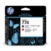 HP 774 (P2V97A) tête d'impression noir mat et rouge chromatique (d'origine) P2V97A 055354
