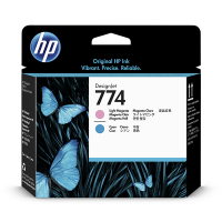 HP 774 (P2V98A) tête d'impression magenta clair et cyan clair (d'origine) P2V98A 055356