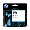 HP 774 (P2V99A) tête d&#039;impression magenta et jaune (d&#039;origine) P2V99A 055358