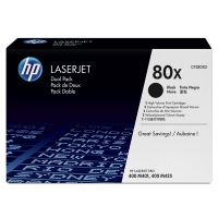 HP 80X (CF280XD) toner haute capacité duopack (d'origine) - noir CF280XD 055072