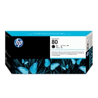 HP 80 (C4820A) tête d'impression noire et nettoyant pour tête d'impression (d'origine) C4820A 031170