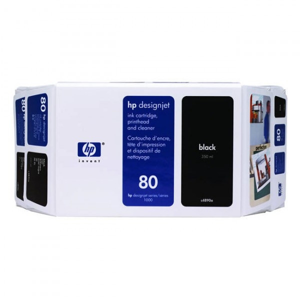 HP 80 (C4890A) pack avantageux de cartouche d'encre noire (d'origine) 031202 - 1