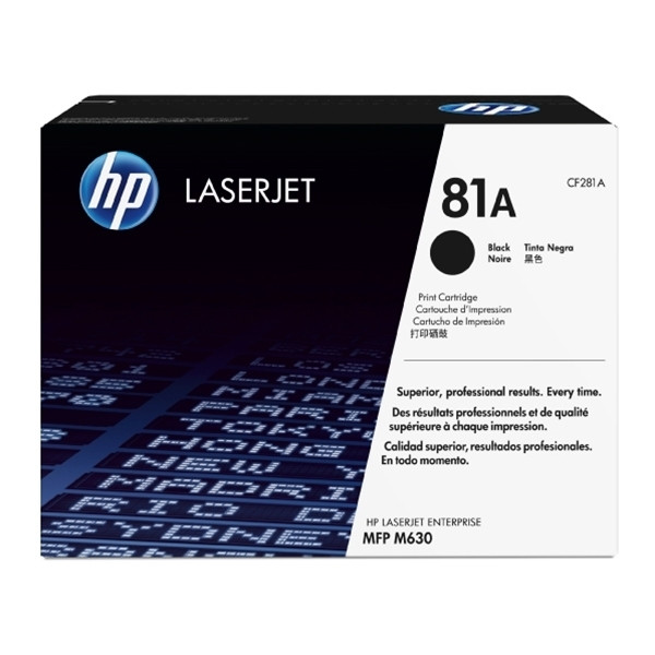 HP 81A (CF281A) toner (d'origine) - noir CF281A 054812 - 1