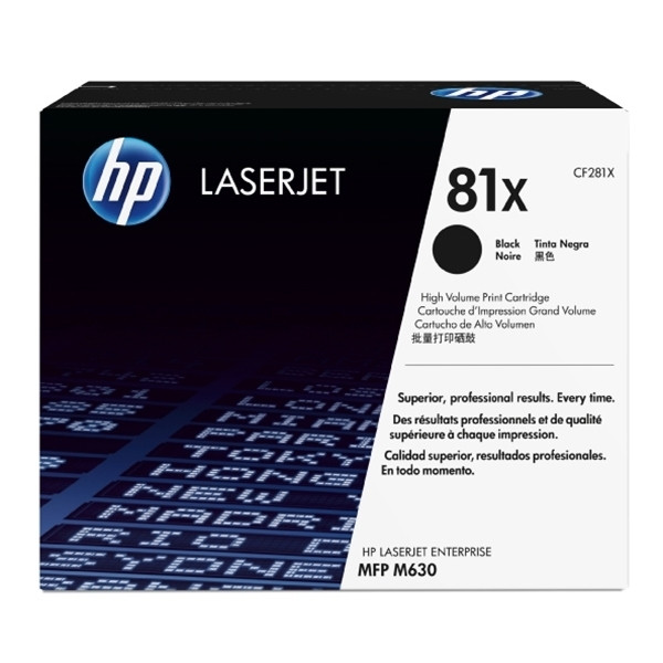 HP 81X (CF281X) toner haute capacité (d'origine) - noir CF281X 054814 - 1