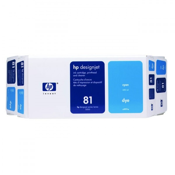 HP 81 (C4991A) pack avantageux cartouche d'encre cyan (d'origine) 031515 - 1