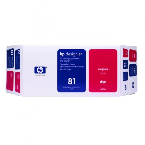 HP 81 (C4992A) pack avantageux cartouche d'encre magenta (d'origine) 031525 - 1