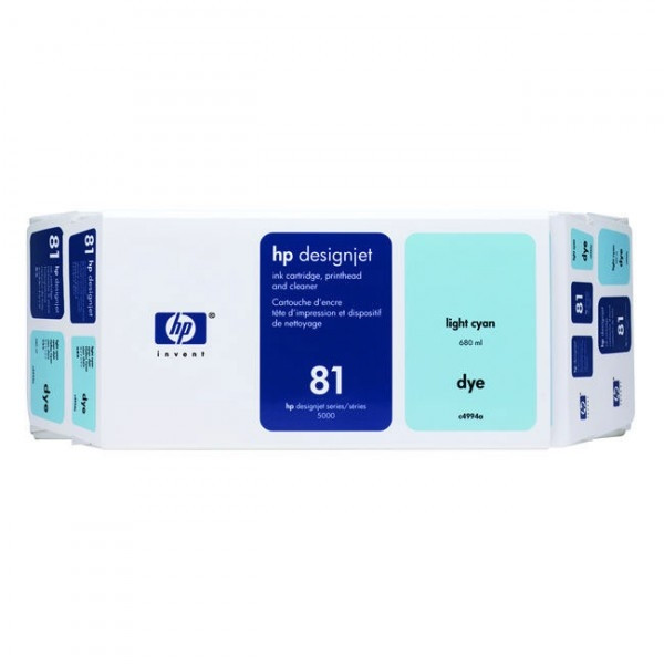 HP 81 (C4994A) pack avantageux cartouche d'encre cyan clair (d'origine) 031545 - 1