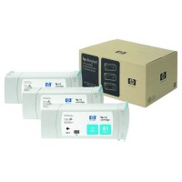 HP 81 (C5067A) multipack cyan 3 pièces (d'origine) C5067A 031455