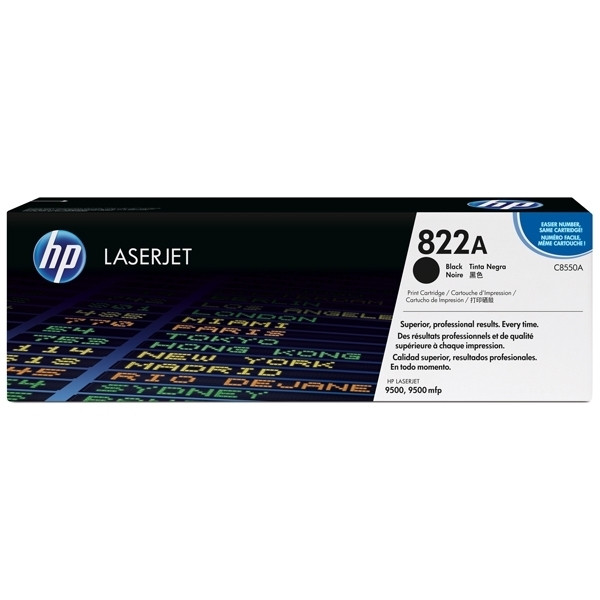 HP 822A (C8550A) toner noir (d'origine) C8550A 039380 - 1