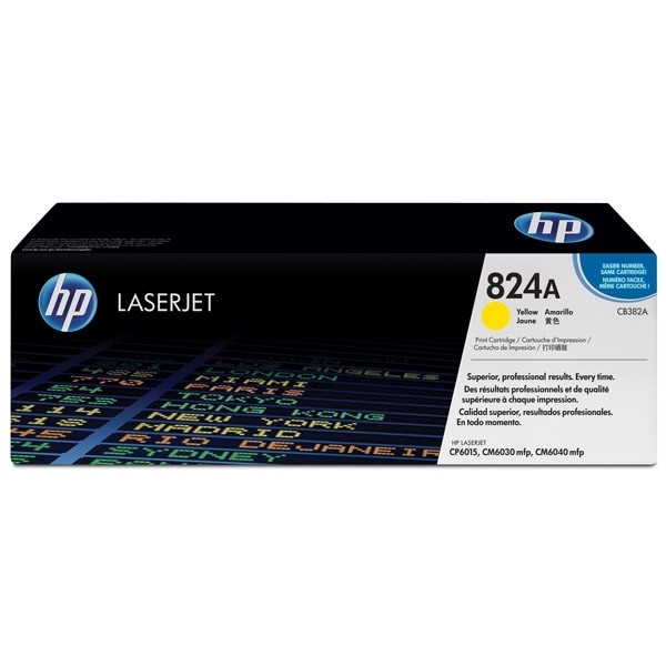 HP 824A (CB382A) toner (d'origine) - jaune CB382A 039792 - 1