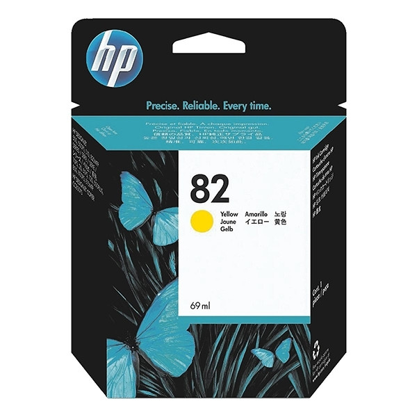 HP 82 (C4913A de) cartouche d'encre (d'origine) - jaune C4913A 031020 - 1