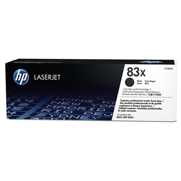 HP 83X (CF283X) toner haute capacité (d'origine) - noir CF283X 054818 - 1