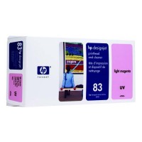 HP 83 (C4965A) tête d'impression magenta clair UV avec nettoyant pour tête d'impression (d'origine) C4965A 031670
