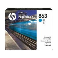 HP 863 (F9K40A) cartouche d'encre (d'origine) - cyan 093488