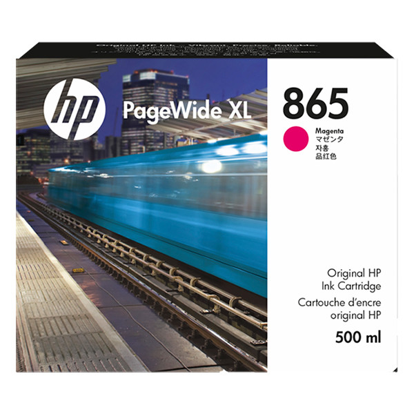 HP 865 (3ED83A) cartouche d'encre (d'origine) - magenta 3ED83A 093324 - 1