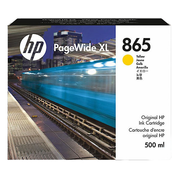 HP 865 (3ED84A) cartouche d'encre (d'origine) - jaune 3ED84A 093326 - 1