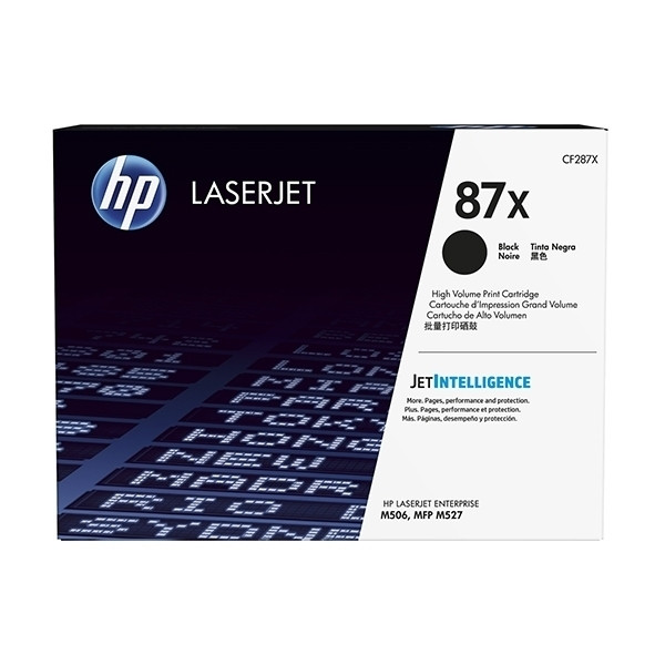 HP 87X (CF287X) toner haute capacité (d'origine) - noir CF287X 054882 - 1