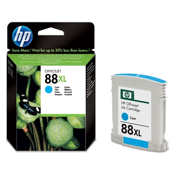 HP 88XL (C9391AE) cartouche d'encre haute capacité (d'origine) - cyan C9391AE 030750 - 1